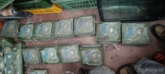 Secesní kachlová kamna - 2