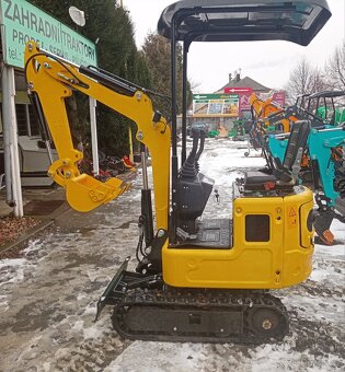 minibagr, pásový bagr, bagřík, rypadlo - 2
