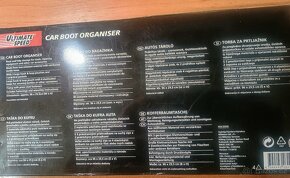 Car Boot Organiser - taška do kufra auta - 2