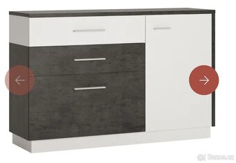 Obývací stěna SCONTO ZINGARO + komoda ZINGARO - SLEVA - 2