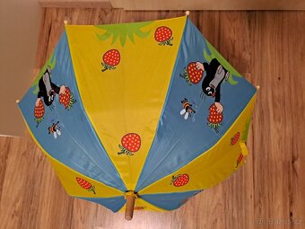 Dětský deštník s Krtečkem (obrázky i madlo) - 2