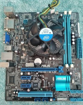 Deska Asus P8H61-M LE + CPU i5 2500 + chladič - 2