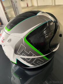 Helma vel. M, HJC + čiré plexi - 2