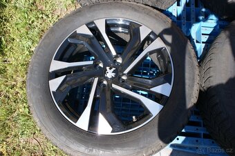 R17 krasna orig. alu kola Peugeot a Citroen bicolor - 2