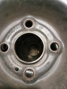 Letní kola Opel Astra 185/60R14, 4ks + rezerva - 2