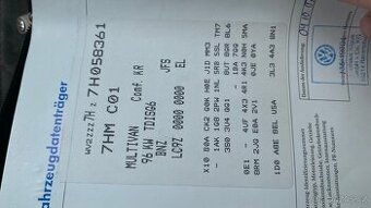 Motor T5 Volkswagen 2,5 TDI typ motoru BNZ - 2