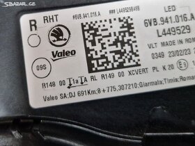 FULL LED Světlo Škoda Fabia IV 6VB941016A - 2