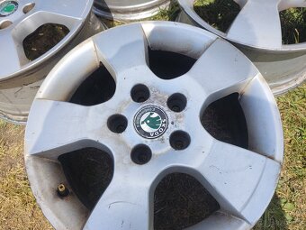 Alu kola 5x112 R15 Škoda - 2