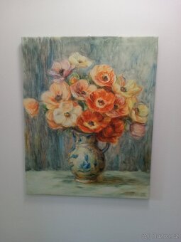 Reprodukce Renoir Vase d'Anemones - 2