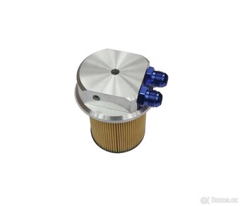 Adapter na olejový filtr, domek pro olejový chladič BMW M52 - 2