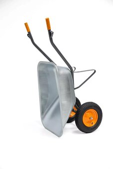 HUKA HK-0019 Stavební kolečko 90 l dvoukolák - 2