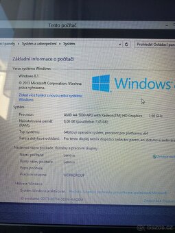 Lenovo g505 4jadro 8gb ram - 2