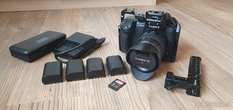 GH5 vč. příslušenství + objektivy - 2
