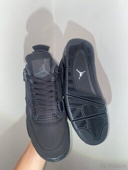 Tenisky Jordan 4 Black Cat- vel. 43, NOVÉ - 2