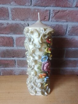 Dekorační velká svíce - 2