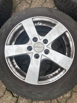 Alu kola Dezent 5x114,3, zimní pneu 205/55/16 - 2