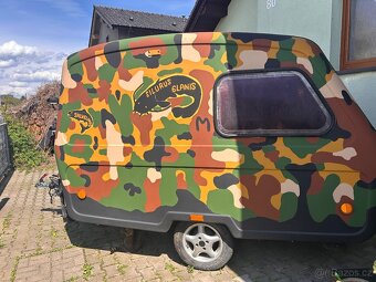 Karavan obytný do přírody na ryby + předstan - 2