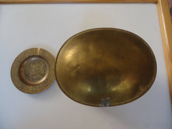 Mosazná krabice + popelníček - 2