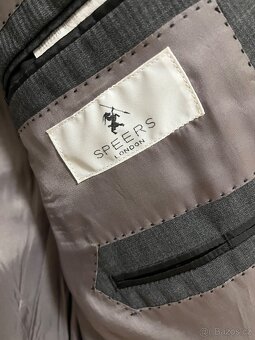 Společenský značkový oblek vel.52- 100%stav - 2