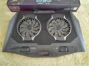 Chladící podložka pod notebook Connect IT Neo RGB - 2