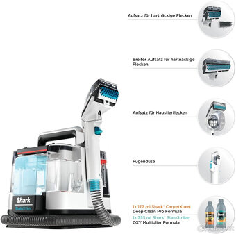 Shark StainStriker čistič skvrn s 5 nástavci - 2