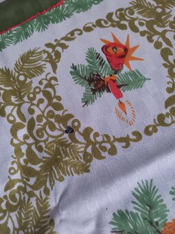 Retro vánoční ubrus - 2