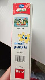 Dino Mickey Mouse Puzzle Maxi Mickey rybaří 24dílků - 2