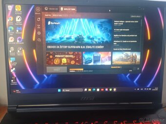 Notebook MSI v záruce - 2