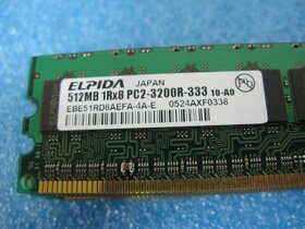 RAM paměť do PC DDR2 1GB / 2GB 800MHz Micron - 2