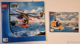 LEGO City Pobřežní hlídka - Vrtulník a záchranný člun (7738) - 2
