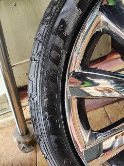 Exkluzivní sada chromovaných kol pro Jaguár XK,XF, 245/40R19 - 2