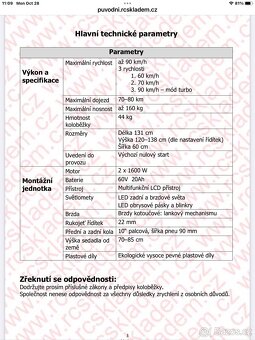 Prodám nebo vyměním elektroskuter za koloběžku - 2