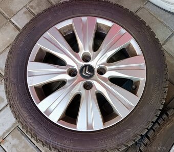 ALU kola R16 orig. Citroen + zánovní zimní pneu - 2