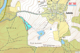 Prodej louky, 15115 m², Sedlečko - Šemnice - 2