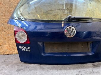 Zadni pate dvere Kufr Vw Golf PLUS 2007 modre - 2
