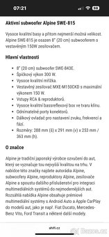 Aktivní basák do auta - 2