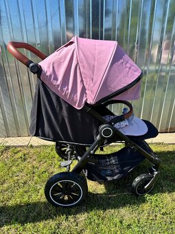 Golfový kočárek Petitee&Mars Street+ Air Black Rose Pink - 2
