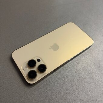 iPhone 14 Pro Max 128GB zlatý, pěkný stav, rok záruka - 2