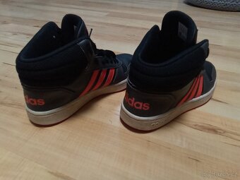 Dětské kotníkové boty Adidas, velikost 38, černé - 2