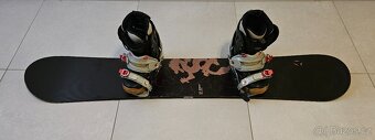 Snowboard Atomic Radon 155cm, boty, vak - 2