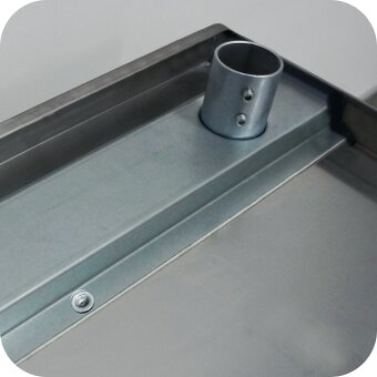 Pracovní nerezový stůl 180/60 cm - 2