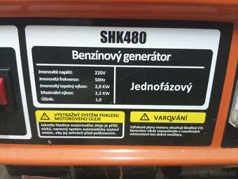Benzínový generátor Sharks SH 2580-PT - SHK480 - 2
