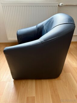 Dětské mini kožené křesílko - 2