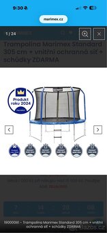 Trampolína marimex - 2