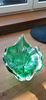 Hutní sklo, mísa. - 2