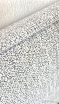 Postel boxspring bílo šedá - 2