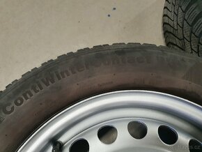 Plechové disky na zimních pneu 195/65 R15 T - 2