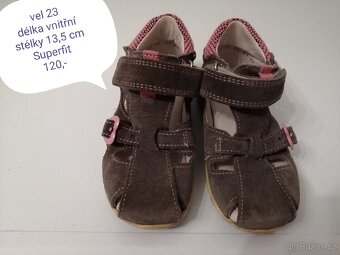Botičky pro holčičku vel 23,24,26,27 - 2