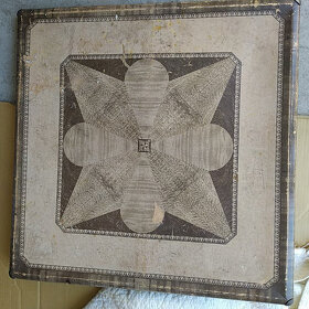 Starozitny karetni stolek - Shwayder Bros Samson - 2