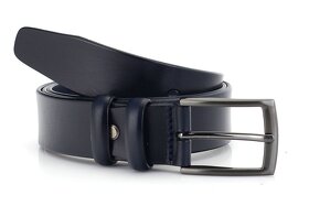 Pánský kožený opasek M3519 o šířce 3,5 cm - 2
